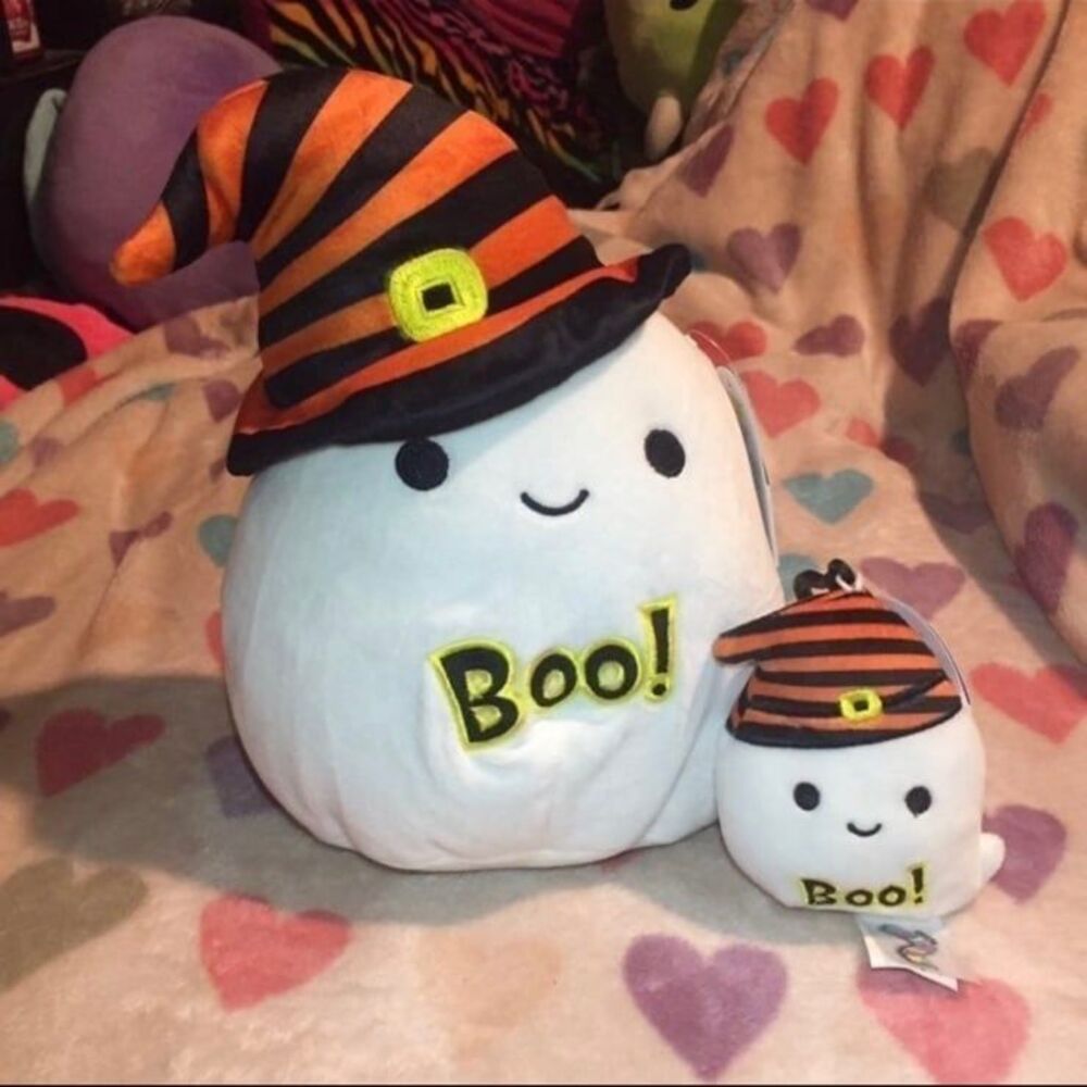 Squishmallow Halloween Grace the Ghost Plush Bundle NWT
